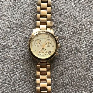 Used Michael Kors Ladies Gold Watch